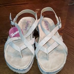 Nwt shimmer sandals 👡